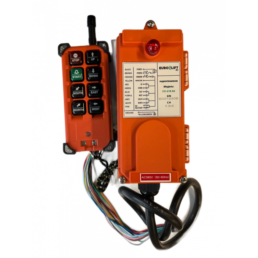 Радиоуправление F21-Е1B, 6 кн. Euro-Lift